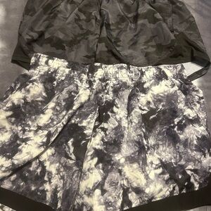 Athletic Works Black Camouflage Shorts
